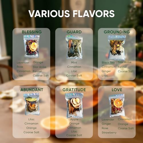 Natural Simmer Pot Potpourri Mix - Dried Fruit, Herbs & Spice Home Fragrance