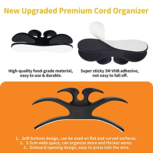 Sliding Mat for Stand Mixer with Cable Organizer, 14.57" x 10" Non-Slip Pad