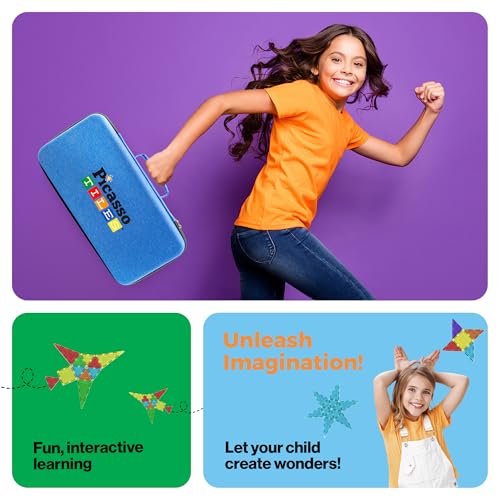Magnetic Tile Storage Carrying Case - Durable Travel Bag for Kids Toys