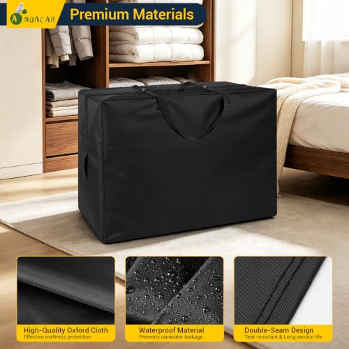 Heavy Duty Waterproof Folding Mattress Storage Bag for Twin & Twin XL