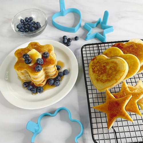Junior Pancake Kit with 5-Piece Tool Set and 3 Silicone Molds