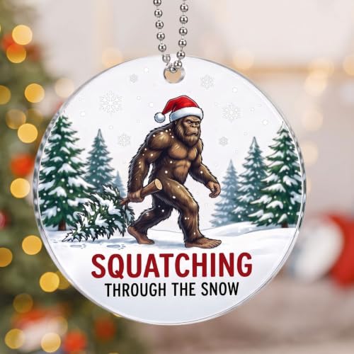 Bigfoot Ornament for Christmas Tree 3.94in - Hemeingest