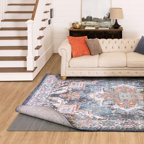Waterproof Non-Slip Rug Pad for 9x12 Area Rugs, Low Profile Felt Cushion