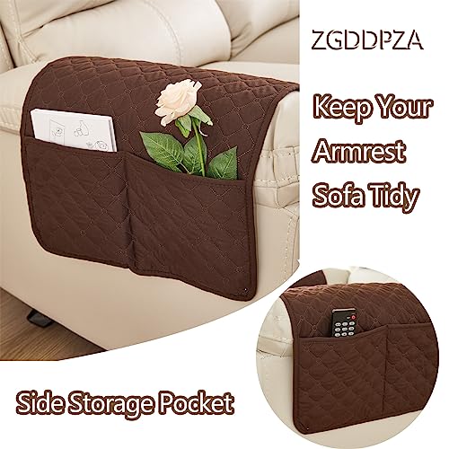 Recliner Armrest and Headrest Covers Set | Non-Slip Furniture Protectors