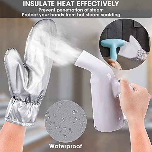 2 PCS Garment Steamer Ironing Gloves - Heat Resistant & Waterproof Mitts