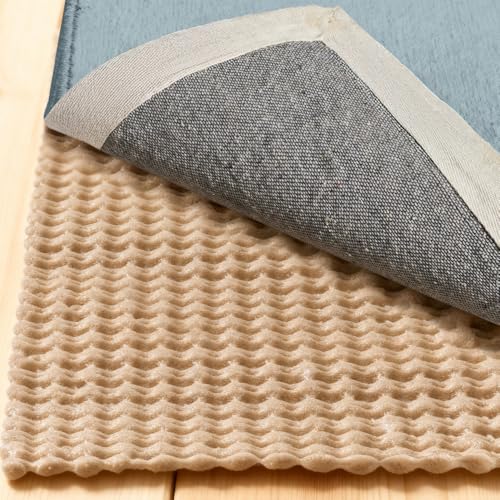 Dual Sided Thick Rug Gripper Pad for Hardwood Floors - 2x3 Non-Slip Mat