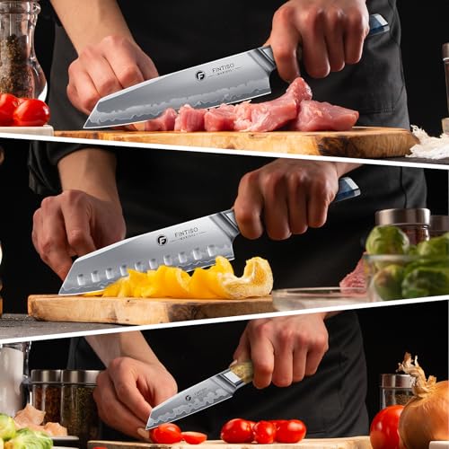 3PCS Japanese Knife Set, S35VN Powder Steel Core Chef Knives