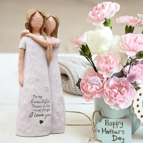 Mother in Law Gifts Figurine - Heartfelt Daughter & Mother Bond Gift for Birthday, Christmas, or Mother's Day - AcowSpt