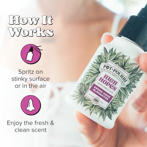Poo-Pourri Pot-Pourri Smoke Odor Spray 1.4 Fl Oz Natural Lemon & Clove