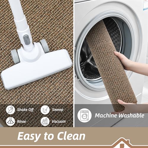 2x3 Indoor Entryway Rug, Non-Slip Washable Door Mat for Hallway & Laundry Room