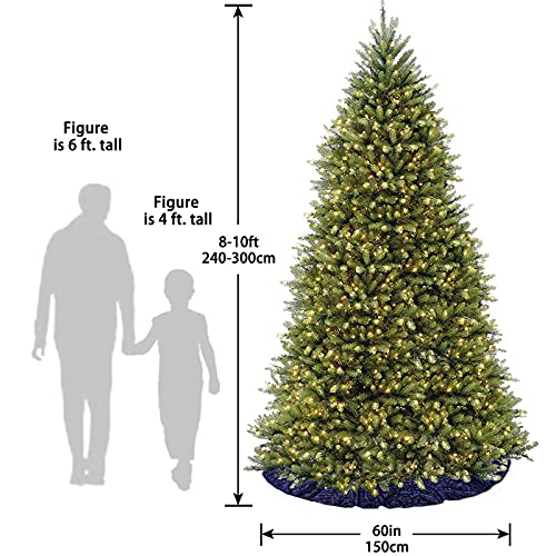 Navy Blue Christmas Tree Skirt 60 Inch Sequin Holiday Decor for Small Trees