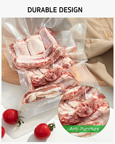Precut Vacuum Sealer Bags for Food Storage - 150 Count Variety Pack
