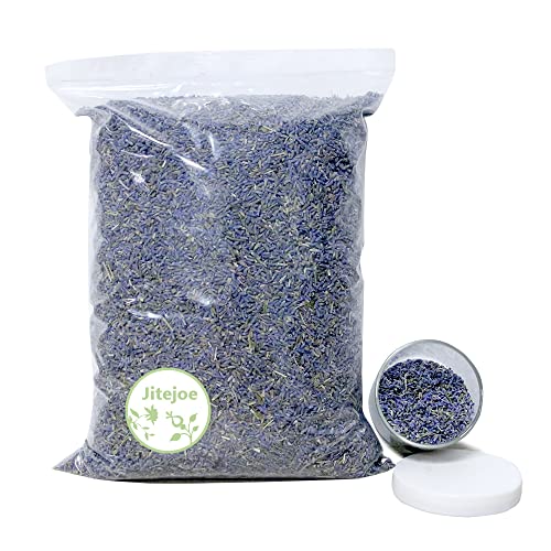Dried Lavender Flowers, 1 lb Natural French Blue 5A Buds for DIY Crafts