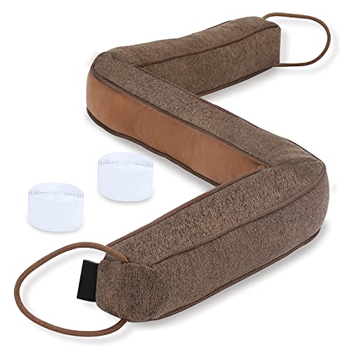 38" Heavy Duty Weighted Door Draft Stopper - Soundproof Noise Guard