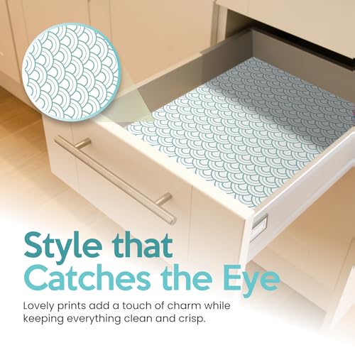 Fresh Linen Scented Drawer Liners - 10 Large Non-Adhesive Paper Sheets