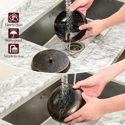 Extra Large Cigar Ashtray with Lid - Windproof Retro Patio Decor