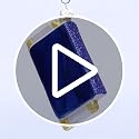 Handcrafted Glass Passport Christmas Tree Ornament for Travelers