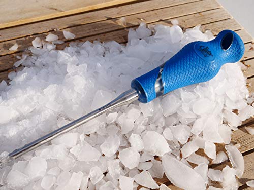 Cuda Stainless Steel Ice Pick for Breaking Ice - Durable, Non-Slip Handle, Tip Protector
