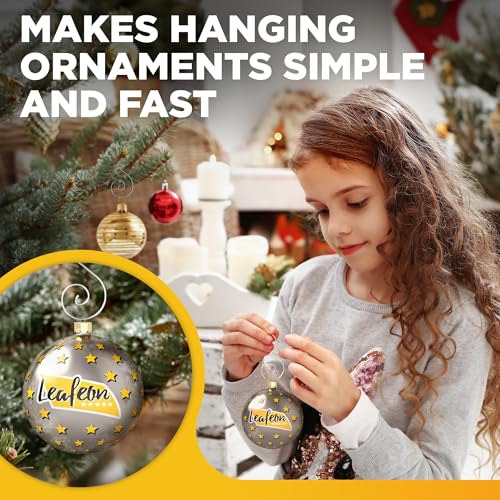 120 Pack Silver Christmas Ornament Hooks - 2 Inch S-Shaped Metal Tree Hangers