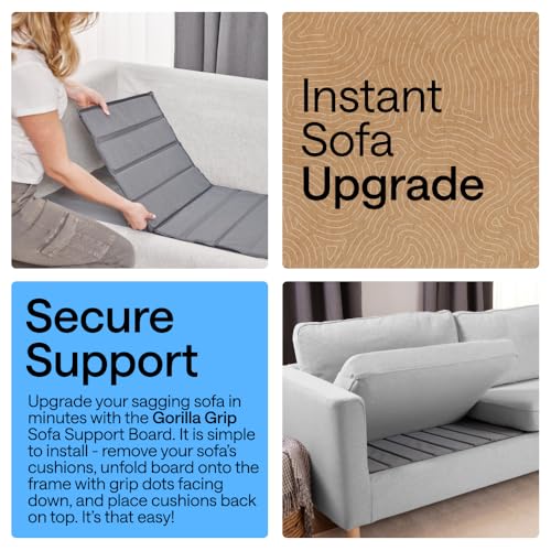 Heavy Duty Couch Cushion Support Board for Sagging Sofas, 21.5 x 70"