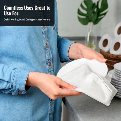 12-Pack Flour Sack Towels, 28x28 Inch 100% Cotton Kitchen Dish Towels