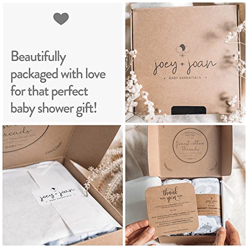 Joey + Joan 100% Jersey Cotton Fitted Bassinet Sheets 20x30 - 2 Pack