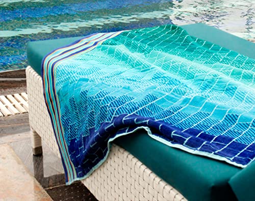 Oversized XL Beach Towels 39 x 68 Inches, 2-Pack 100% Cotton Terry