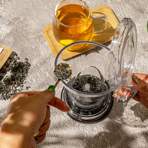Tea Infuser for Loose Leaf Tea - Stainless Steel Filter, BPA-Free, Dishwasher Safe