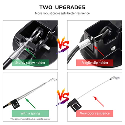 Universal Recliner Handle and Cable Replacement Kit for Chairs & Sofas