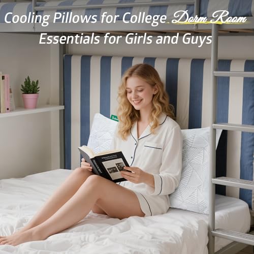 BETU Cooling Shredded Memory Foam Pillow - Adjustable Queen Bed Pillow