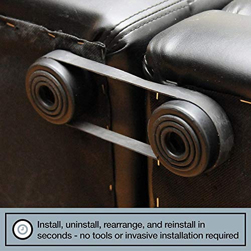 Universal Sectional Sofa Connectors 4 Pack - Straps for Modular Couches
