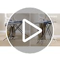 SONGMICS Foldable Ironing Board with 4-Layer Cover and 7-Height Adjustments