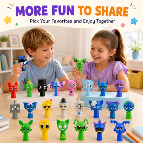 DONGYING 2026 Christmas Advent Calendar with 24 Multicolor Sprunky Action Figures