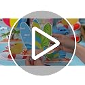 54 Pcs Summer Beach Paper Cutouts for Bulletin Board Decorations