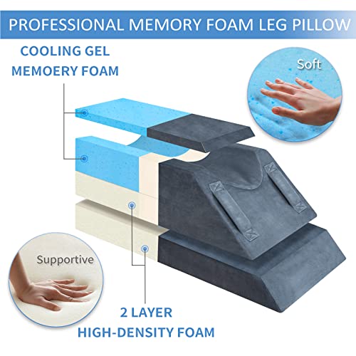 Adjustable Leg Elevation Pillow for Pain Relief & Recovery