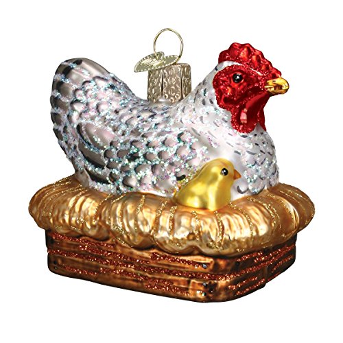 Old World Christmas Hen on Nest Tree Ornament – Hen on Nest