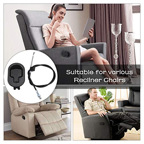 Universal Recliner Handle and Cable Replacement Kit for Chairs & Sofas
