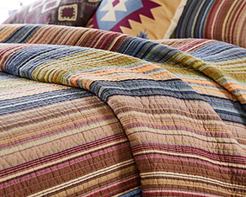 Greenland Home 100% Cotton Fashion Quilt Collection, Prewashed, Reversible Quilt Set, 2-Piece Twin/XL, Katy