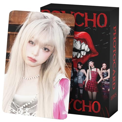 55pcs Psycho Mini Album Lomo Card Set - Collectible Photo Cards for Fans
