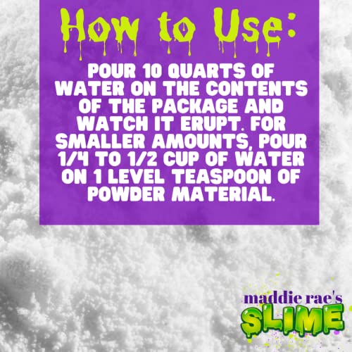 Instant Snow Powder XL Pack - Makes 5 Gallons Fake Snow for Cloud Slime & Crafts