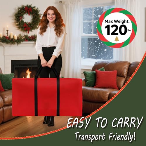 Christmas Tree Storage Bag Heavy Duty 600D Oxford for 3-5ft Trees