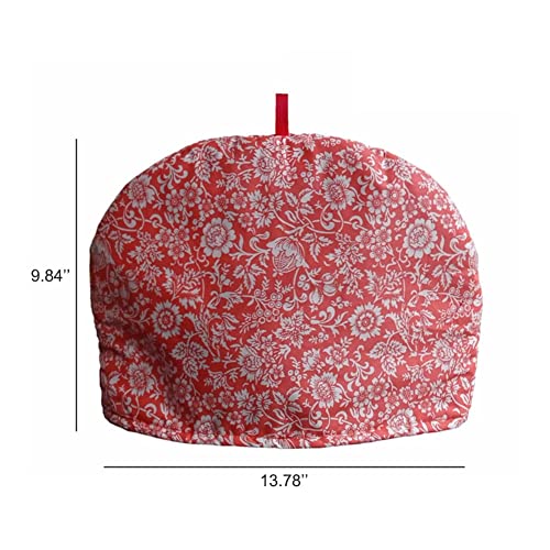 Cotton Teapot Cosy - Insulated Vintage Printed Tea Pot Warmer Cover
