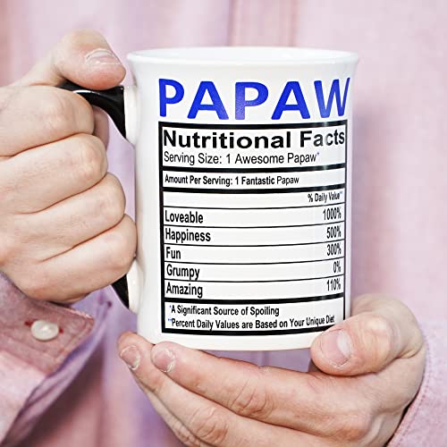 Cottage Creek Papaw 16oz Ceramic Coffee Mug – Double-Sided Gift Boxed Cup