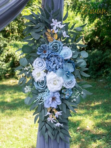 Artificial Wedding Arch Flower Swags, 2-Piece Boho Floral Arrangement Set