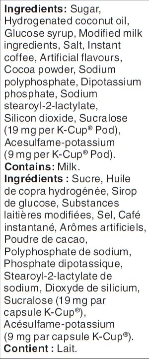 Tim Hortons French Vanilla Cappuccino Flavoured Coffee, Single Serve Keurig K-Cup Pods, 60 Count