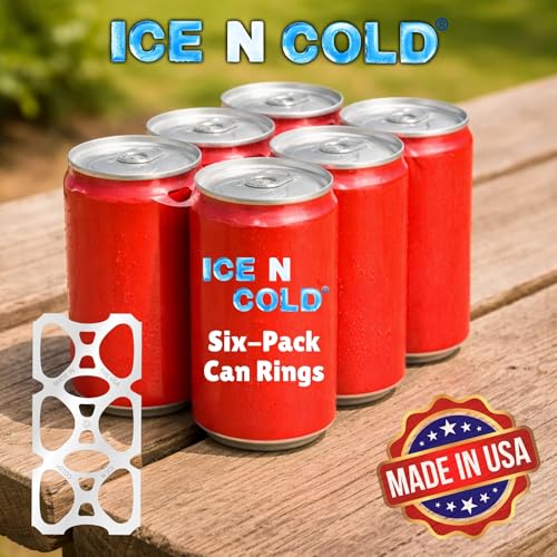 6-Pack Can Carriers for 12oz Beer and Soda Cans, 1000 Count Roll