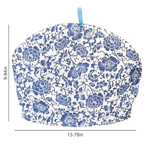 Insulated Cotton Tea Cozy - Vintage Floral Print Teapot Cover for Kitchen