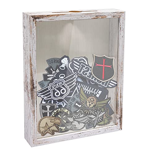 8x10 Shadow Box Display Case with Top Slot for Keepsakes and Tickets