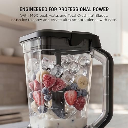 Professional Countertop Blender - 1400W Motor & 72oz Pitcher for Smoothies