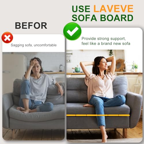 Heavy Duty Solid Wood Couch Support Board for Sagging Sofa - 21.5 x 70"